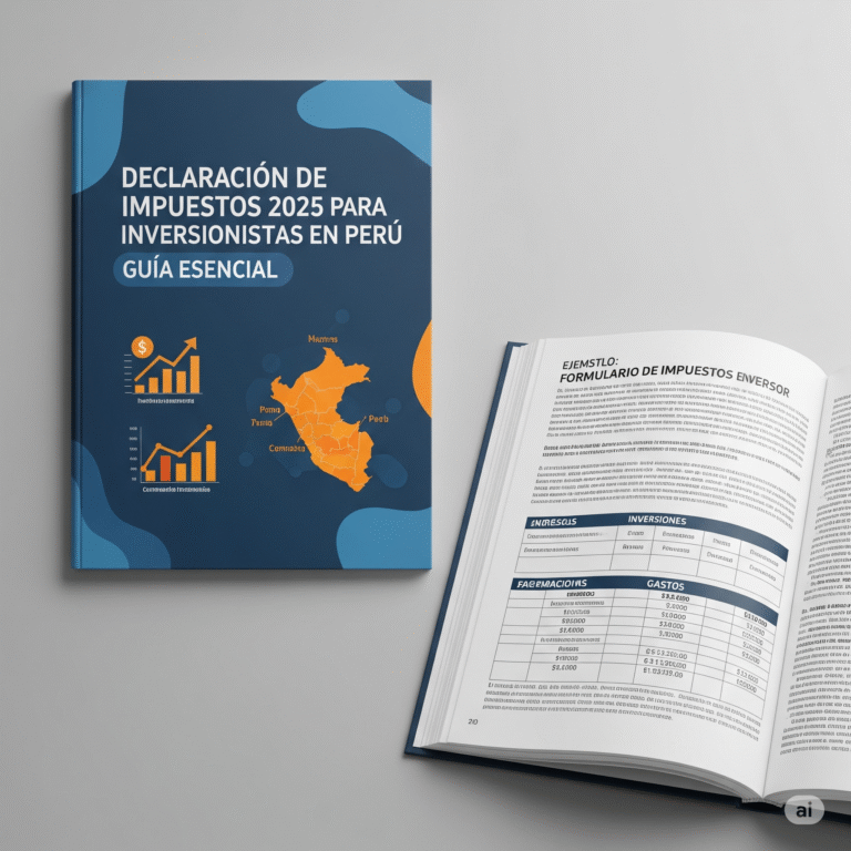 Declaración de Impuestos 2025 para Inversionistas en Perú: Guía Esencial